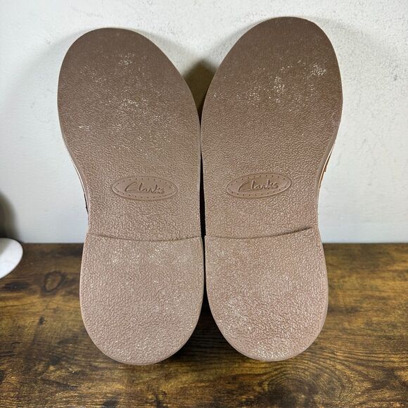 Clarks Bushacre 2 Desert Chukka Leather Brown 15522‎ Boots Shoe Men's Size 9 M - Picture 7 of 8